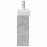 Bathroom Vanity Unit with Tap Concrete Grey 40.5 x 22.5 x 62 cm 889524