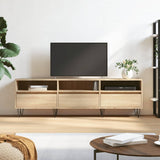 TV Cabinet Sonoma Oak 150x30x44.5 cm Engineered Wood 831279