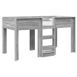 Bunk Bed for Kids Grey Sonoma 90 x 200 cm Engineered wood 3410496