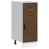 Kitchen Base Cabinet Porto Brown Oak Engineered Wood 853944