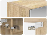 Bathroom Mirror Cabinet with Shelf Sonoma Oak 50 x 14.5 x 70 cm 889049