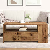 Coffee Table Old Wood 102 x 55 x 43.5 cm Engineered Wood 862731
