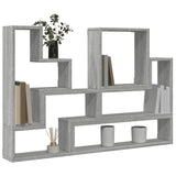 Wall Shelf Grey Sonoma 96x12x64 cm Engineered Wood 840805