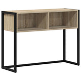 End Table with Storage Sonoma 100 x 36 x 75 cm Engineered Wood 886691