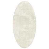 Area Rugs Oval HUARTE Cream 100 x 200 cm 100% Polyester 4103622