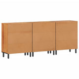 Side Cabinets 3 pcs 60x33x75 cm Solid Wood Acacia 3206286