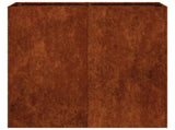 Planter Rusty 80x40x80 cm Weathering Steel 860716