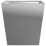 ZNTS Garden Planters 40x40x40 cm 2 pcs Galvanised Steel 851063