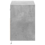 TV Wall Cabinet with LED Lights Concrete Grey 80x31x45 cm 852330