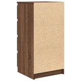 Sideboard with Drawers Brown Oak 37.5x35x99 cm Engineered Wood 861766