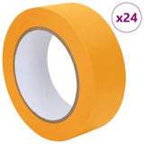 Painter Masking Tapes 24 pcs Yellow 38mm x 50m Paper 42019645