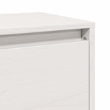Wall Cabinets 2pcs White 100x30x35 cm Solid Wood Pine 813468