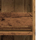 Bar Table with Storage Rack Old Wood 102x50x103.5 cm 856762