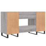 Desk Grey Sonoma 140x50x75 cm Engineered Wood 829578