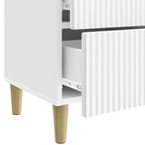 Bedside Cabinet with Drawer High Gloss White 43 x 34.5 x 48 cm 894533