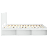 Bed Frame with Storage and Headboard White 120 x 200 cm 3413869
