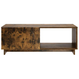Coffee Table Smoked Oak 95 x 50.5 x 35 cm Engineered Wood 8011446