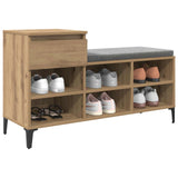 Shoe Cabinet Artisan oak 102 x 36 x 60 cm Engineered wood 881043