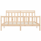 Bed Frame Solid Wood Pine 200x200 cm 3107048