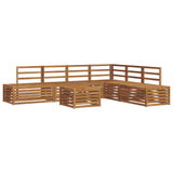 Outdoor Sofa Set 7 Piece Natural Solid Acacia Wood 3375454