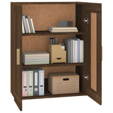 Wall Cabinet Brown Oak 69.5x32.5x90 cm Engineered Wood 817395