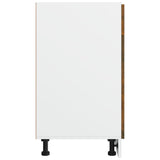 Drawer Bottom Cabinet Lyon Smoked Oak 40x46x81.5 cm Engineered Wood 815570