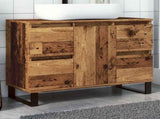Bathroom Sink Cabinet Old Wood 80x33x60 cm Engineered Wood 857238