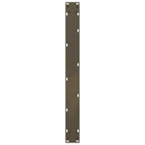 Dining Table Legs U-Shaped 2 pcs Natural Steel 80x cm Steel 4013191