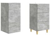 Cabinet Set 2 pcs 33 x 34.5 x 90 cm Engineered Wood 3416568