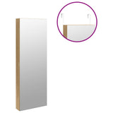 Mirror Jewellery Cabinet with LED Lights Wall Mounted 353246