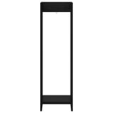 Plant Stand 2 pcs Black Oak 30 x 30 x 100 cm Engineered Wood 899565