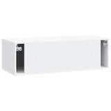 Wall-Mounted TV Cabinet 98 x 41 x 30 cm White Engineered Wood 899205