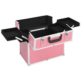 Make-up Case 38x23x34 cm Pink Aluminium 91834