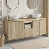 Bathroom Cabinet Set 3 pcs Sonoma Oak 49.5 x 41 x 64.5 cm 3405629