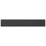 Garden Cover Profile 10 pcs 100 x 5 x 15 cm Steel Black 8012935