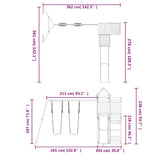 Outdoor Playset Solid Wood Douglas 3156887