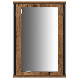 Bathroom Vanity Units with Shelf 3 pcs Brown Engineered wood 3332550