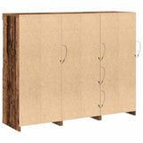 LED Sideboard Old Wood 123 x 37 x 100 cm Engineered Wood 3333119