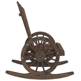 Rocking Adirondack Chair Solid Wood Fir 365094