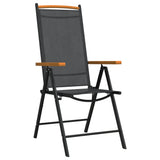 Garden Dining Set Black, Brown 3200601