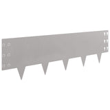 Lawn Edging 20 pcs 100 x 30 cm Steel Rusty 8008642