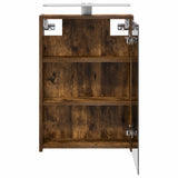 Bathroom Mirror Cabinet Smoked Oak 43 x 16 x 62.5 cm 889147