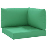 Pallet Cushions 3 pcs Green Oxford Fabric 361778