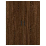 Wall Mounted Cabinet Brown Oak 69.5x34x90 cm 828443