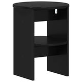 Side Cabinet 2 pcs Black 40 x 50 cm Engineered Wood 899819