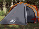 Camping Tent Dome 2-Person Grey and Orange Waterproof 94341