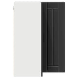 Wall Corner Cabinet LUCCA Black 57 x 57 x 80 cm Engineered Wood 885076