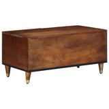 Coffee Table Honey Brown 80 x 50 x 40 cm Solid Mango Wood 4018741