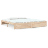 Bed Frame without Mattress Solid Wood 200x200 cm 814969