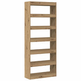 Book Cabinet Artisan Oak 80 x 30 x 198 cm Engineered Wood 3333922